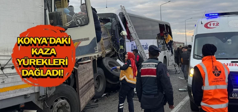 Konya’daki kaza yürekleri dağladı!