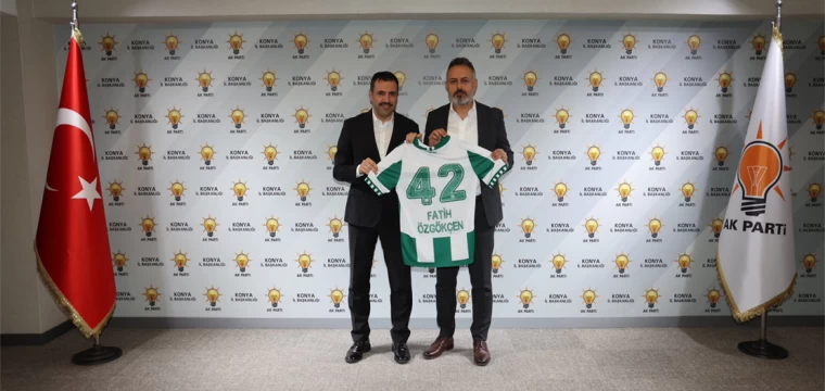 Konyaspor Yönetiminden Başkan Özgökçen'e ziyaret