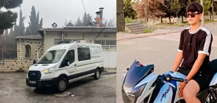 Otomobil ve motosiklet çarpıştı; 17 yaşındaki Seyfi öldü