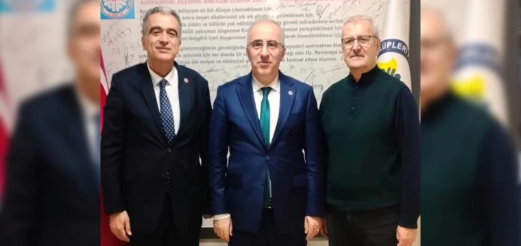 Saadet Partisinden, Konya ASKF’ye ziyaret