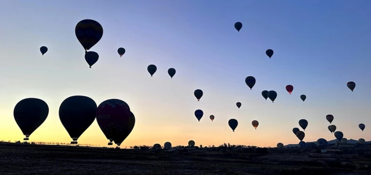 Sıcak hava balonunda yolcu sayısı rekoru kırıldı!