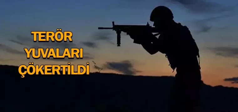 Terör yuvaları çökertildi