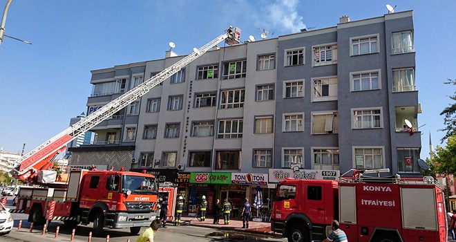 Baca yangını büyümeden söndürüldü