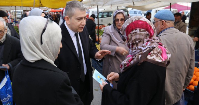 Pazar esnafının sorunlarını ‘İYİ’likle çözeceğiz