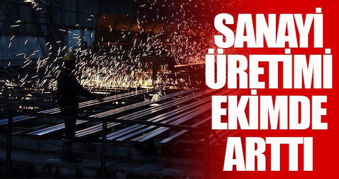 Sanayi üretimi ekimde arttı