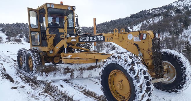 Beyşehir’de yayla yolları ulaşıma açıldı