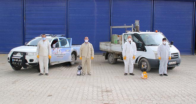 Akşehir’de haşere ile mücadele çalışmaları