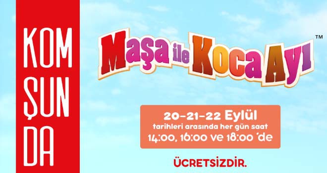 Maşa ile Koca Ayı M1 Konya AVM’de