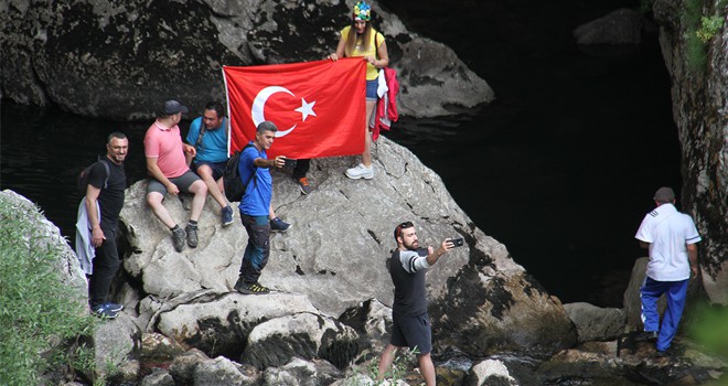 Çamlık mağaraları hayran bırakıyor