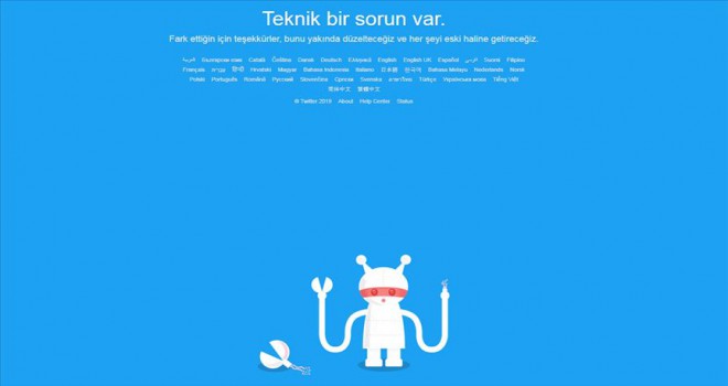 Tüm Dünya'da Twitter'a erişim sıkıntısı yaşandı