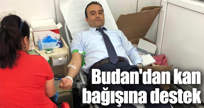 Budan'dan kan bağışına destek