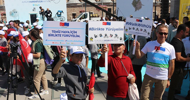 ‘Temiz Hava’ temalı yürüyüş ve bisiklet etkinliği