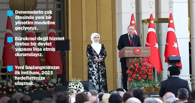 'Cumhuriyetimizi şahlandırmanın sözünü veriyoruz'