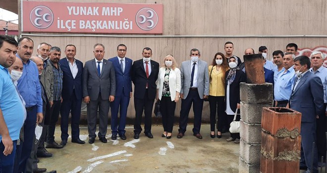 MHP Konya'dan Yunak ziyareti