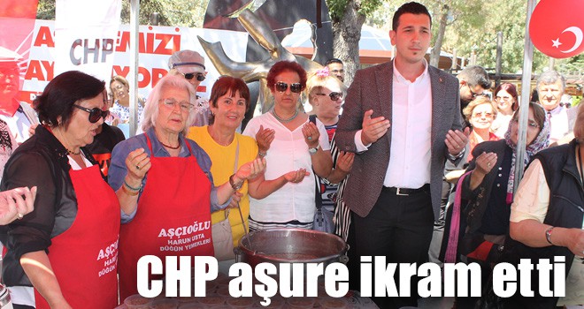 CHP aşure ikram etti