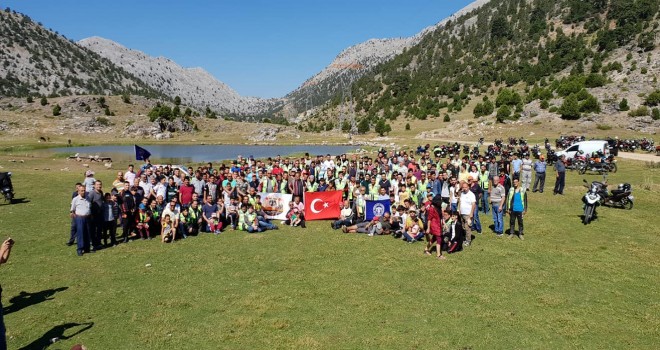 Motosiklet sevdalılarının Köprülü Kanyon gezisi