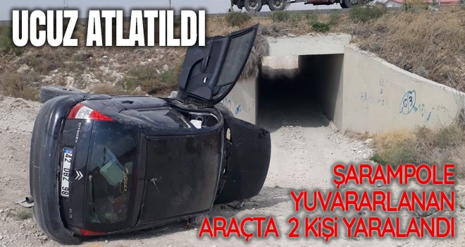 Konya’da trafik kazası: 2 yaralı