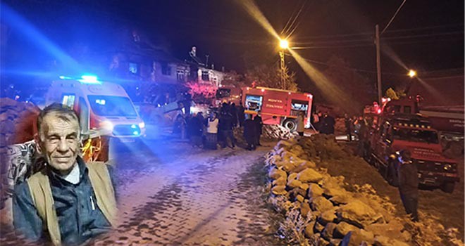 Konya’da yaşlı adam yangında hayatını kaybetti