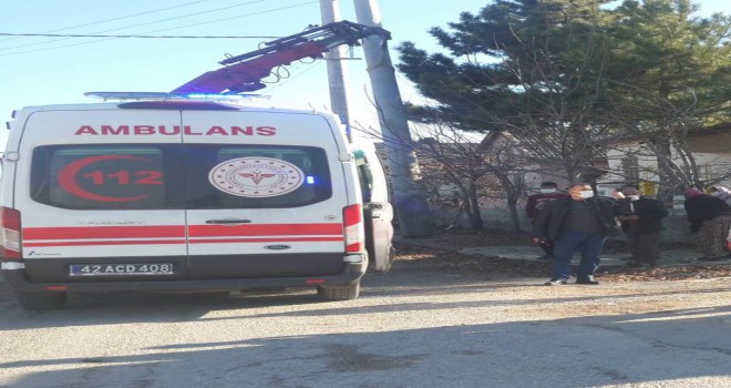 Elektrik akımına kapılan 2 kişi yaralandı