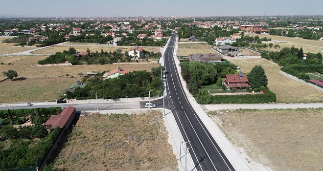 Gödene yolu yenilendi