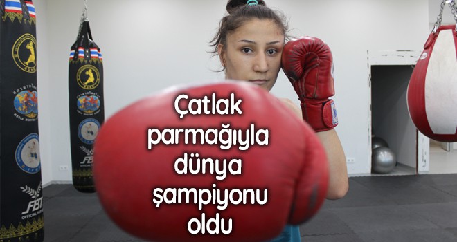 Çatlak parmağıyla dünya şampiyonu oldu