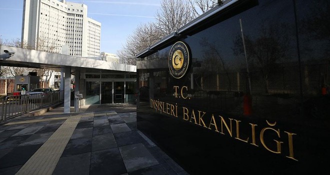 Dışişleri Bakanlığından İsrail'e kınama