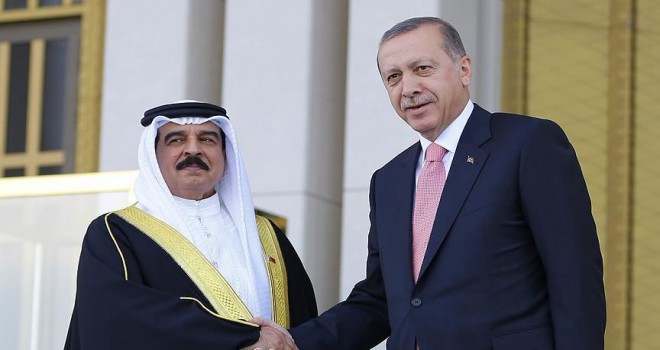 Erdoğan, Bahreyn Kralı Hamad Bin İsa El Halife ile görüştü