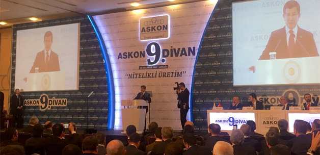 Başbakan Davutoğlu ASKON'da Konuştu