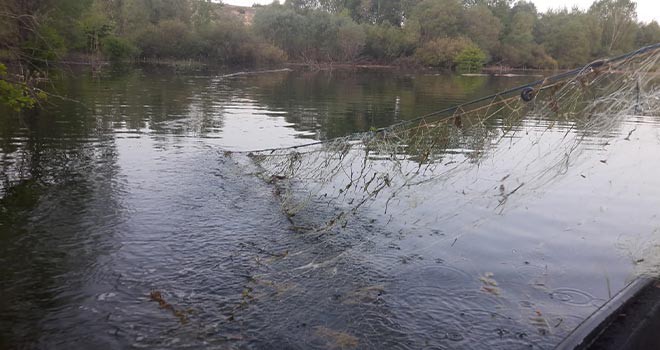 Altınapa barajında avlanma denetimi