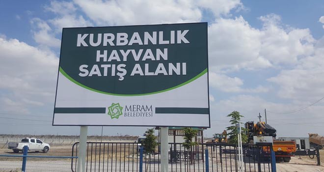 Meram’da kurban satış ve kesim yerleri belli oldu