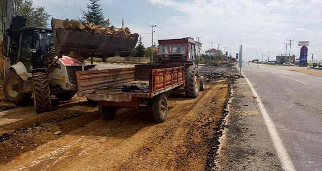 Hüyük çevre yolu duble yol oluyor