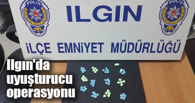 Ilgın'da uyuşturucu operasyonu