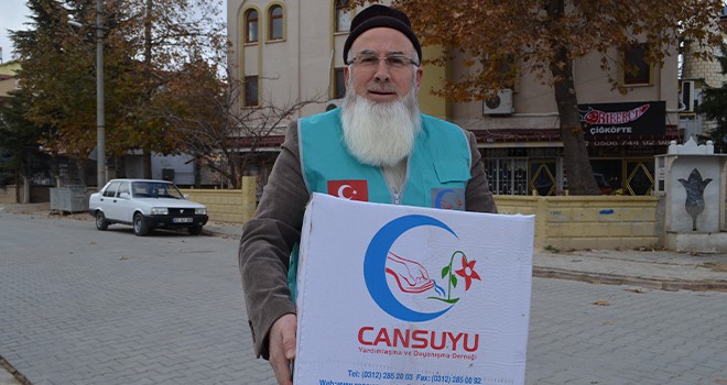 Cansuyu Derneği Ilgın’da gıda yardımı yaptı