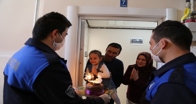 Küçük Nehir'in doğum günü pastası zabıtadan