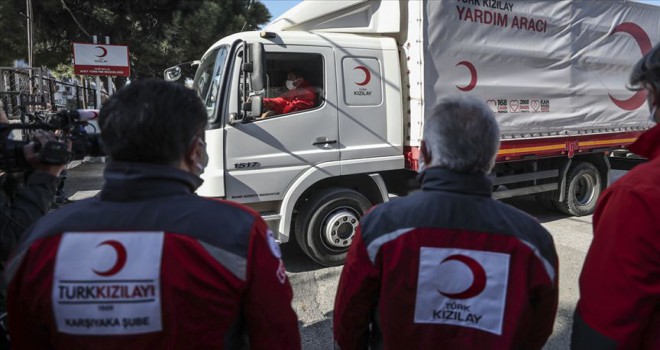 Türk Kızılayı depremzedelerin yanında olacak