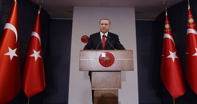 Cumhurbaşkanı Erdoğan'dan 23 Nisan mesajı