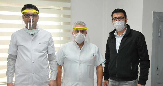 Akşehir Belediyesinden siperlik maske