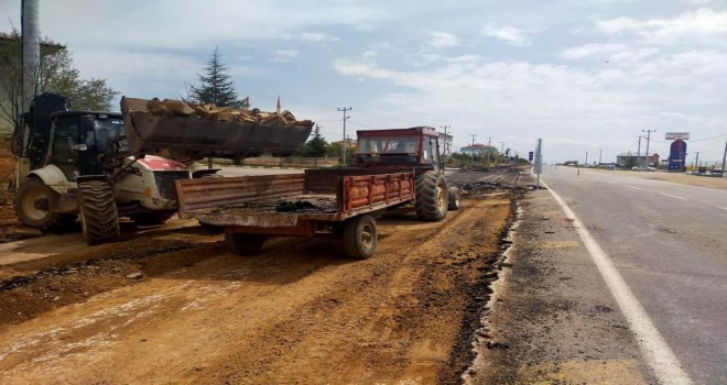 Hüyük çevre yolu duble yol oluyor