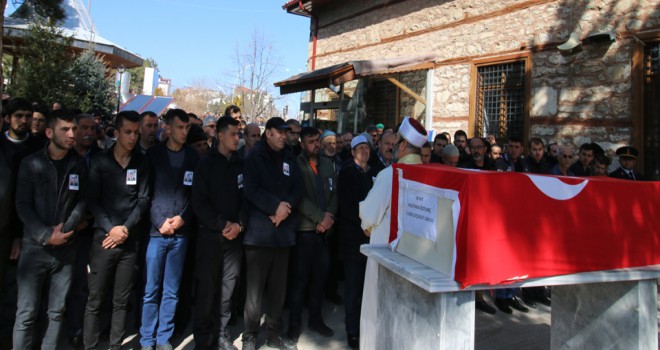 Kazada hayatını kaybeden uzman çavuş defnedildi