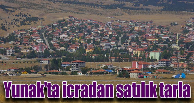 Yunak'ta icradan satılık tarla