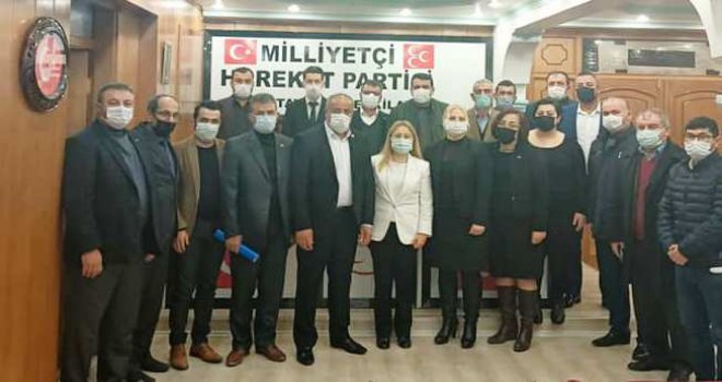 Milletvekili Kara’dan MHP Karatay’a ziyaret