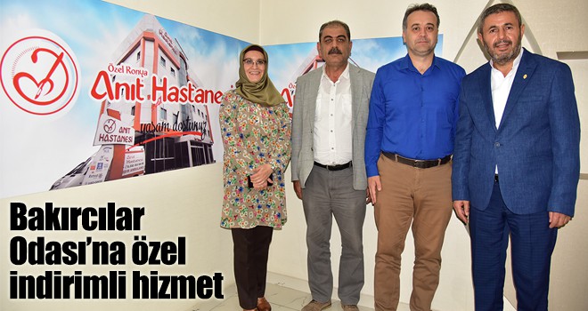 Bakırcılar Odası’na özel indirimli hizmet