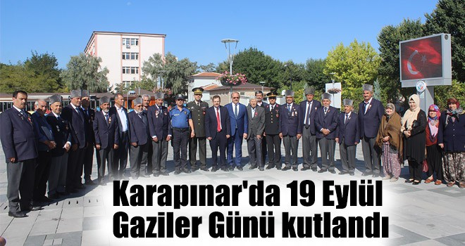 Karapınar'da 19 Eylül Gaziler Günü kutlandı