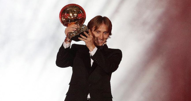 'Altın Top' ödülü Modric'in