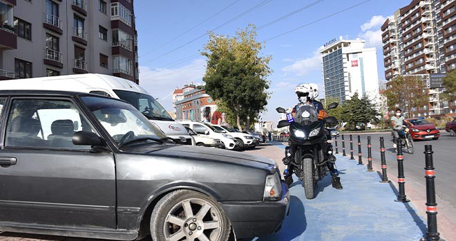 Bisiklet yolu işgalleri için Bisiklet Yolu Kontrol Zabıtası oluşturuldu