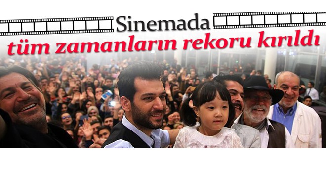 Sinemada tüm zamanların rekoru kırıldı