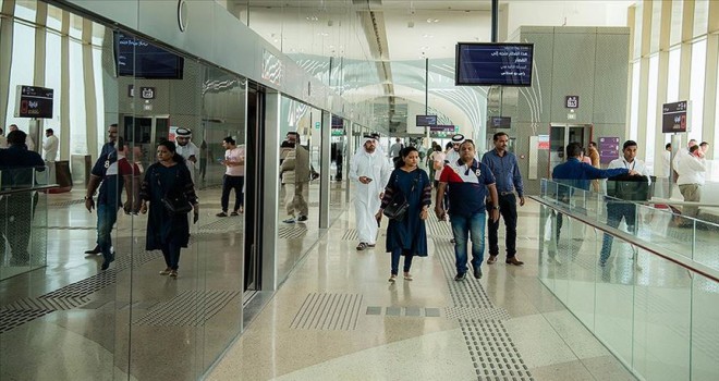 Doha metrosu ilk seferini yaptı