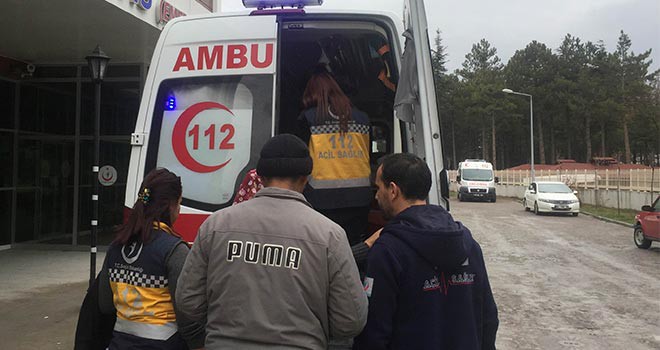 Tavanda bakım yaparken aşağıya düştü