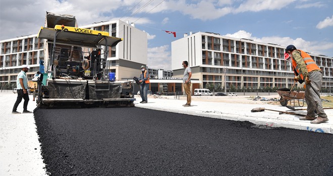 Selçuklu’da asfalt çalışmaları sürüyor