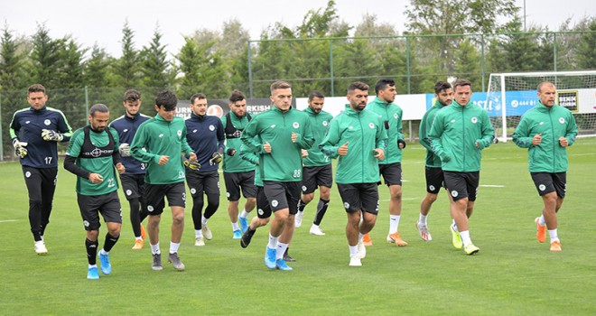 Konyaspor, Kayserispor maçı hazırlıklarına başladı